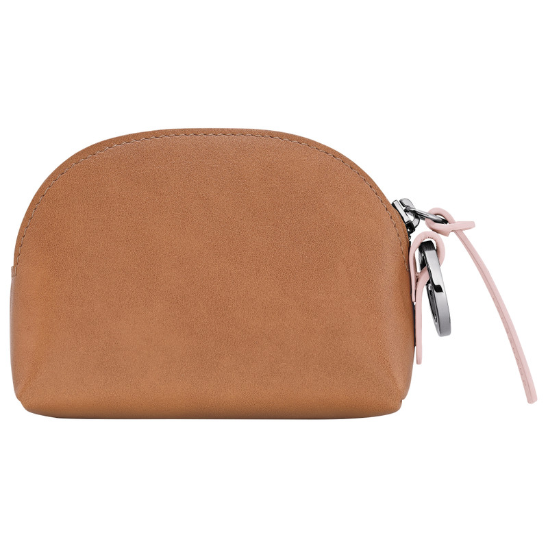 Longchamp Longchamp Pocket Coin purse Natural - Leather outlook
