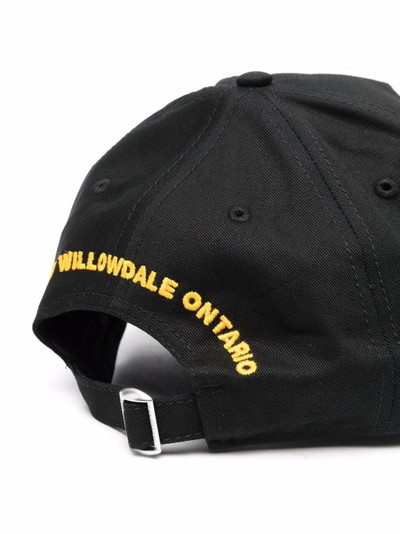 DSQUARED2 logo-patch cotton cap outlook