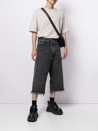 BALENCIAGA wide-leg cropped jeans outlook