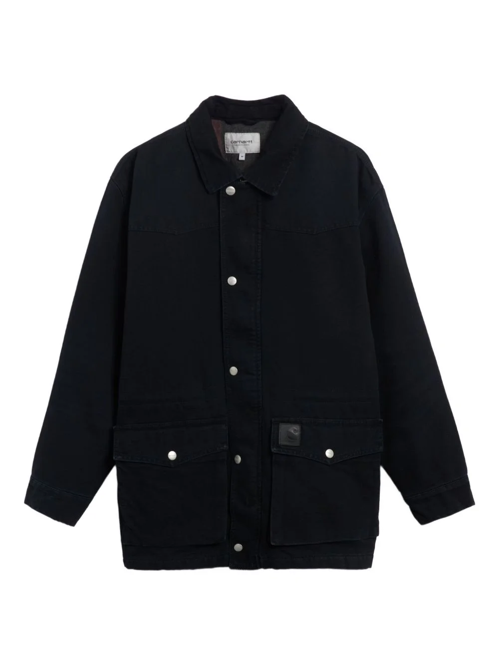 buttoned pocket coat - 1