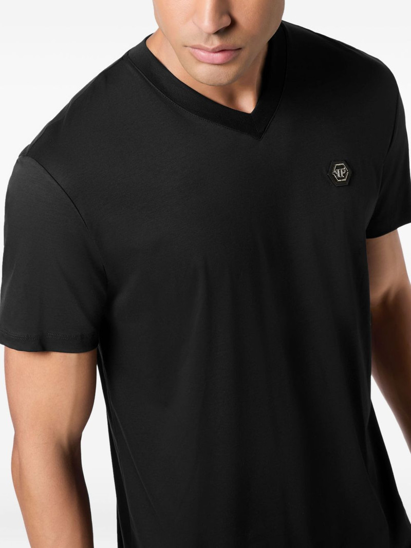 V-neck logo T-shirt 4