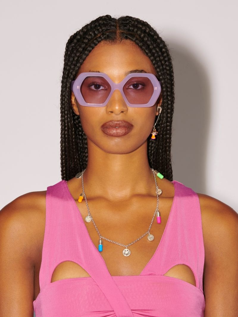 Multi Pill Charm Necklace - 3