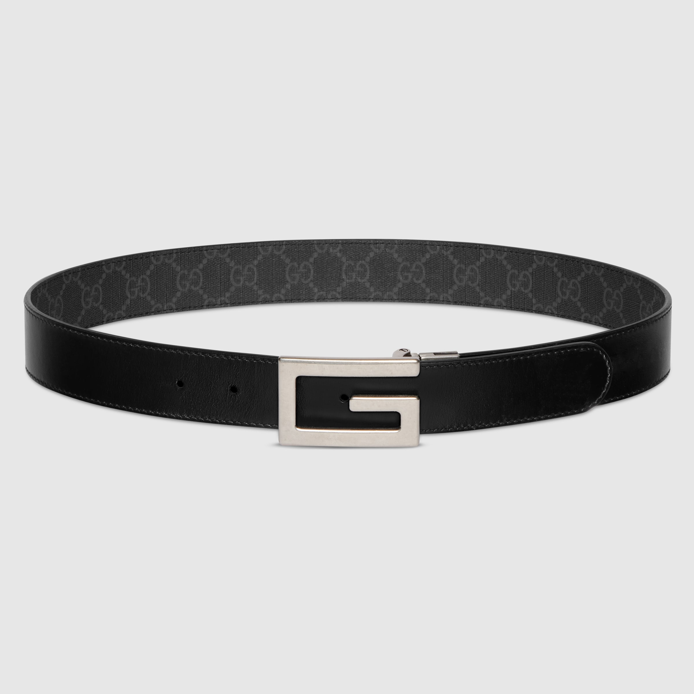 Reversible belt with Square G buckle - 5