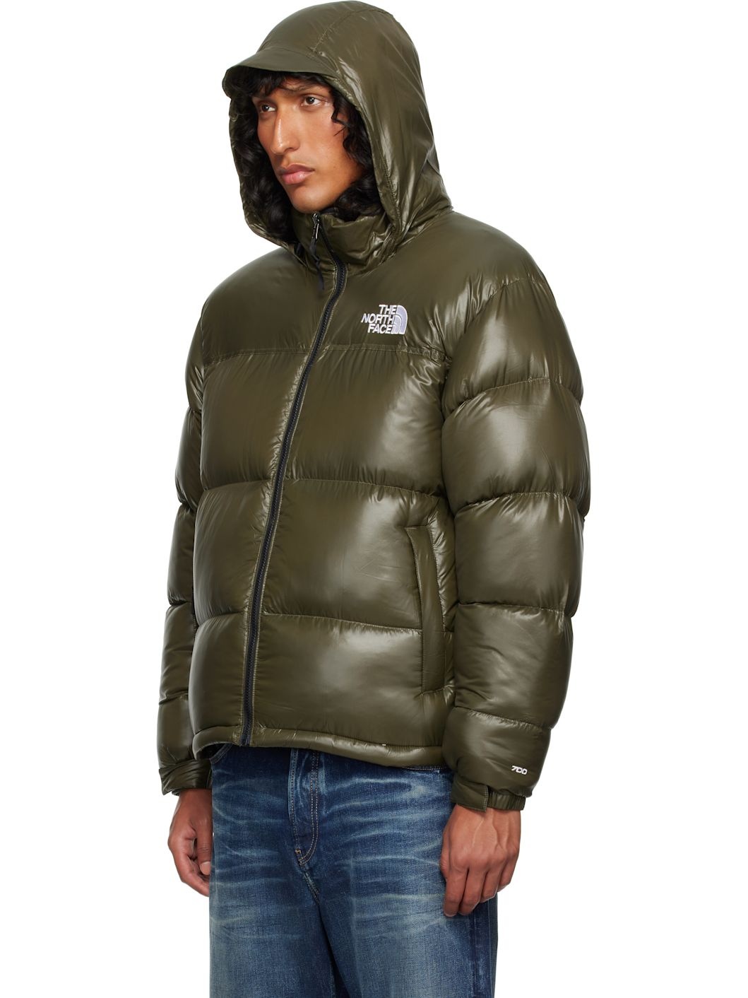 SSENSE Exclusive Khaki 1996 Retro Nuptse Down Jacket - 4