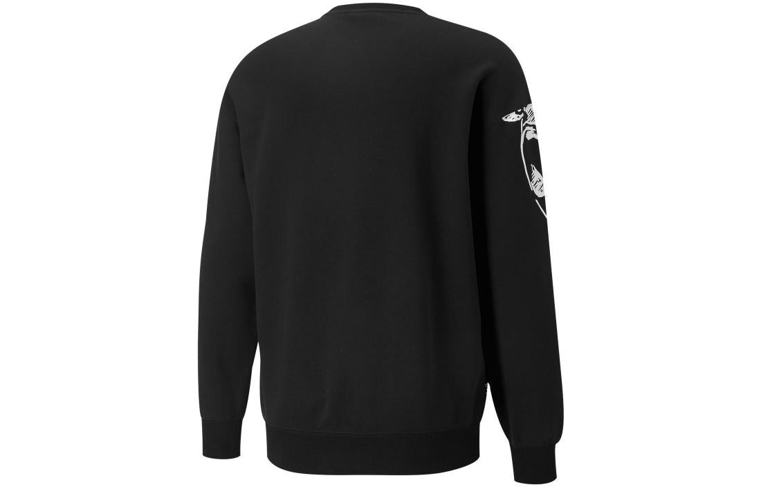 PUMA X Joshua Vibes Crew Sweatshirt 'Black' 536302-01 - 2