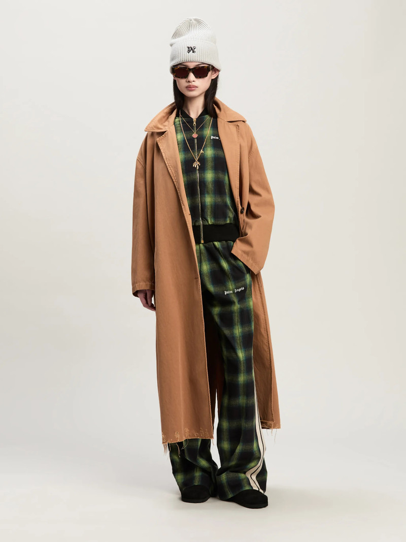 Palm Angels Checked Bomber Jacket outlook