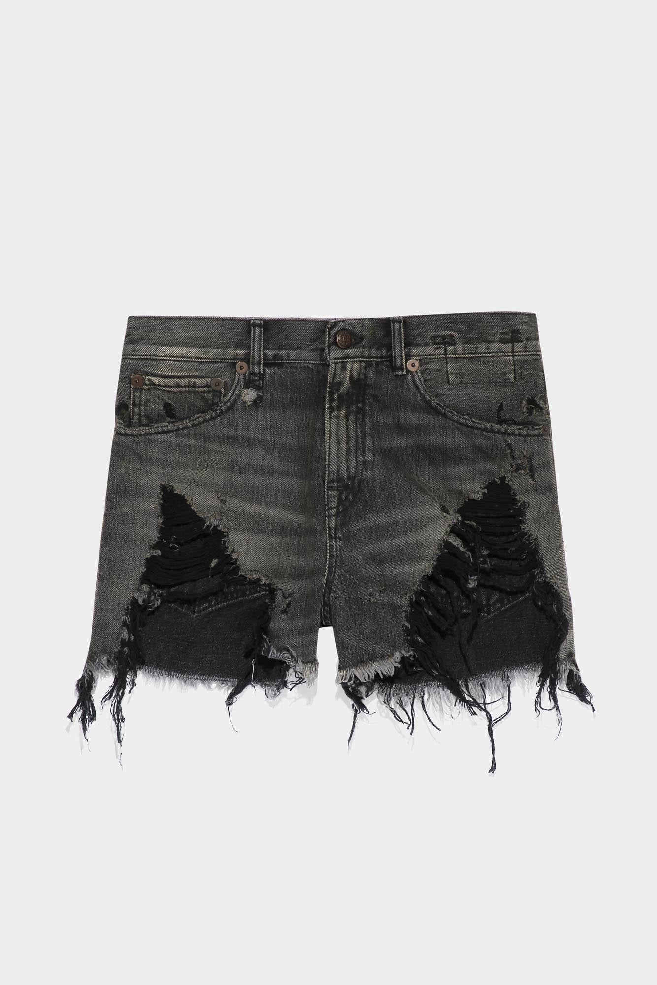 SHREDDED SLOUCH SHORT - NILES BLACK - 5