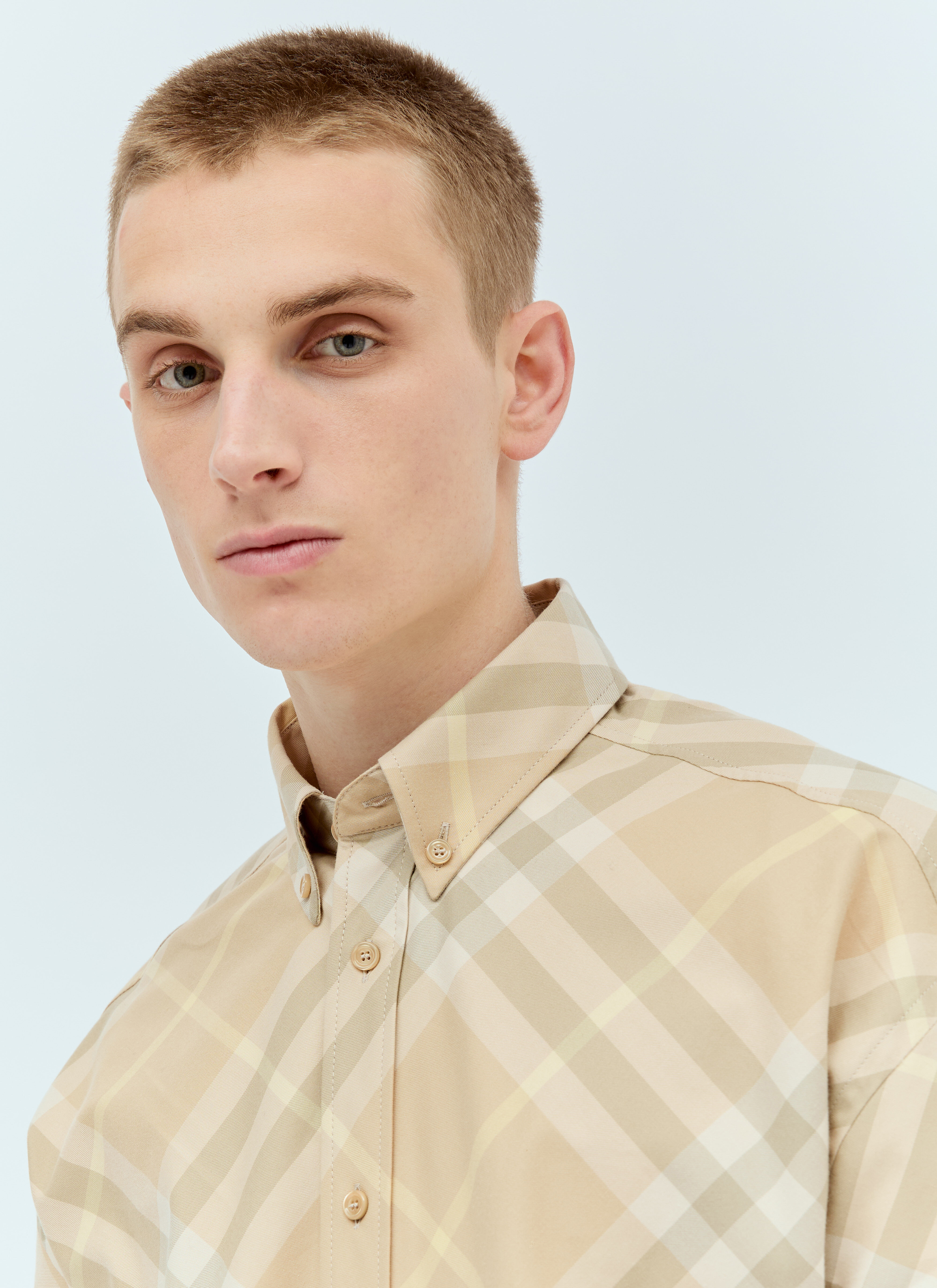 Check Short-Sleeve Shirt - 4