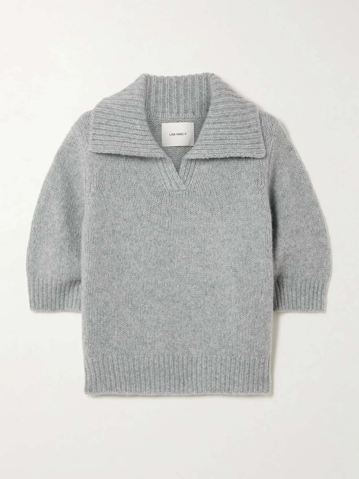 Lailai Cashmere And Silk-blend Polo Sweater - 1
