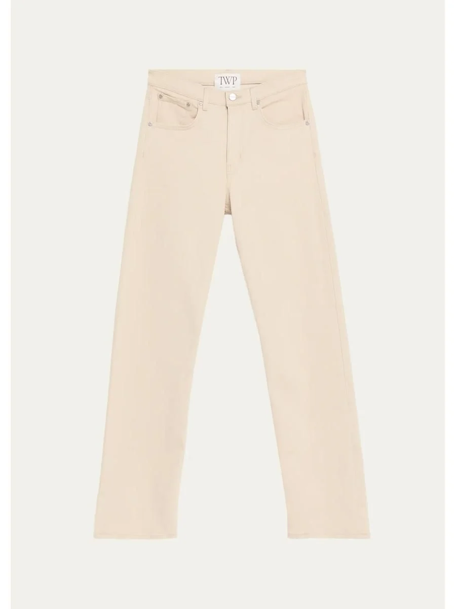 Kent Cotton-Blend Straight-Leg Jeans - 1