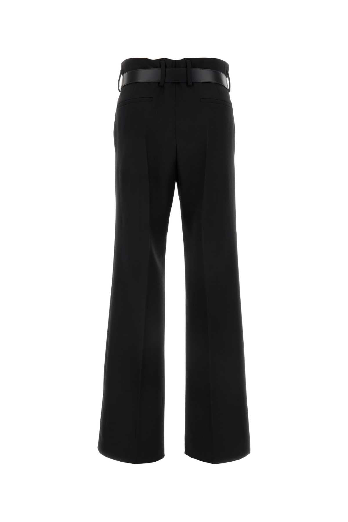 Prada Women Black Gabardine Pant - 2