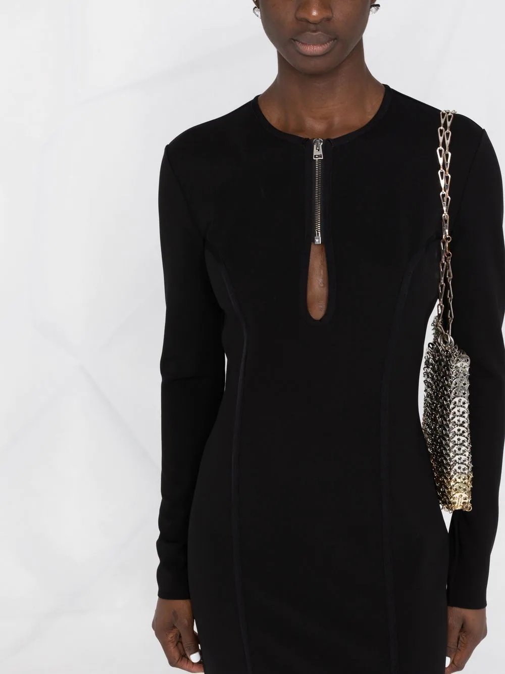 keyhole detail midi dress - 5