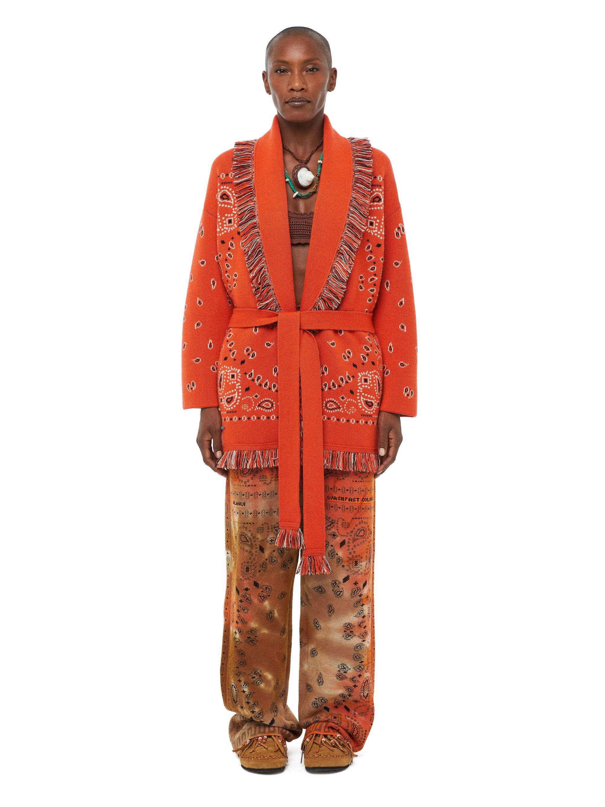 Bandana Jacquard Cardigan - 5