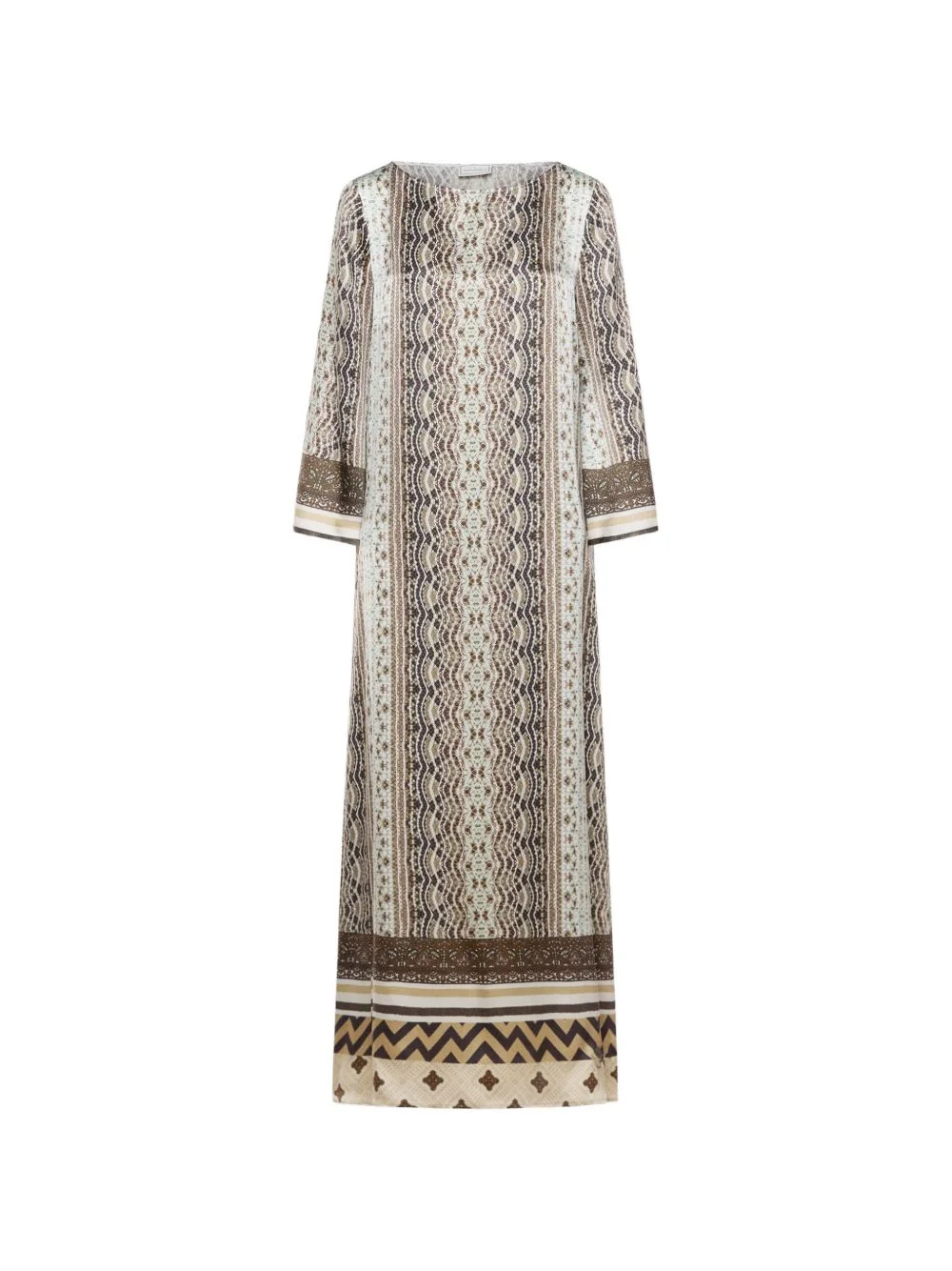 Mutka geometric floral midi dress - 1
