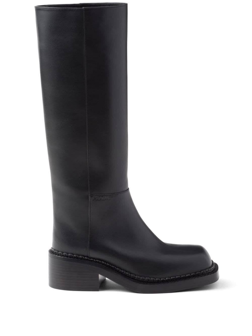 Prada Women Stivale Alto In Pelle - 1