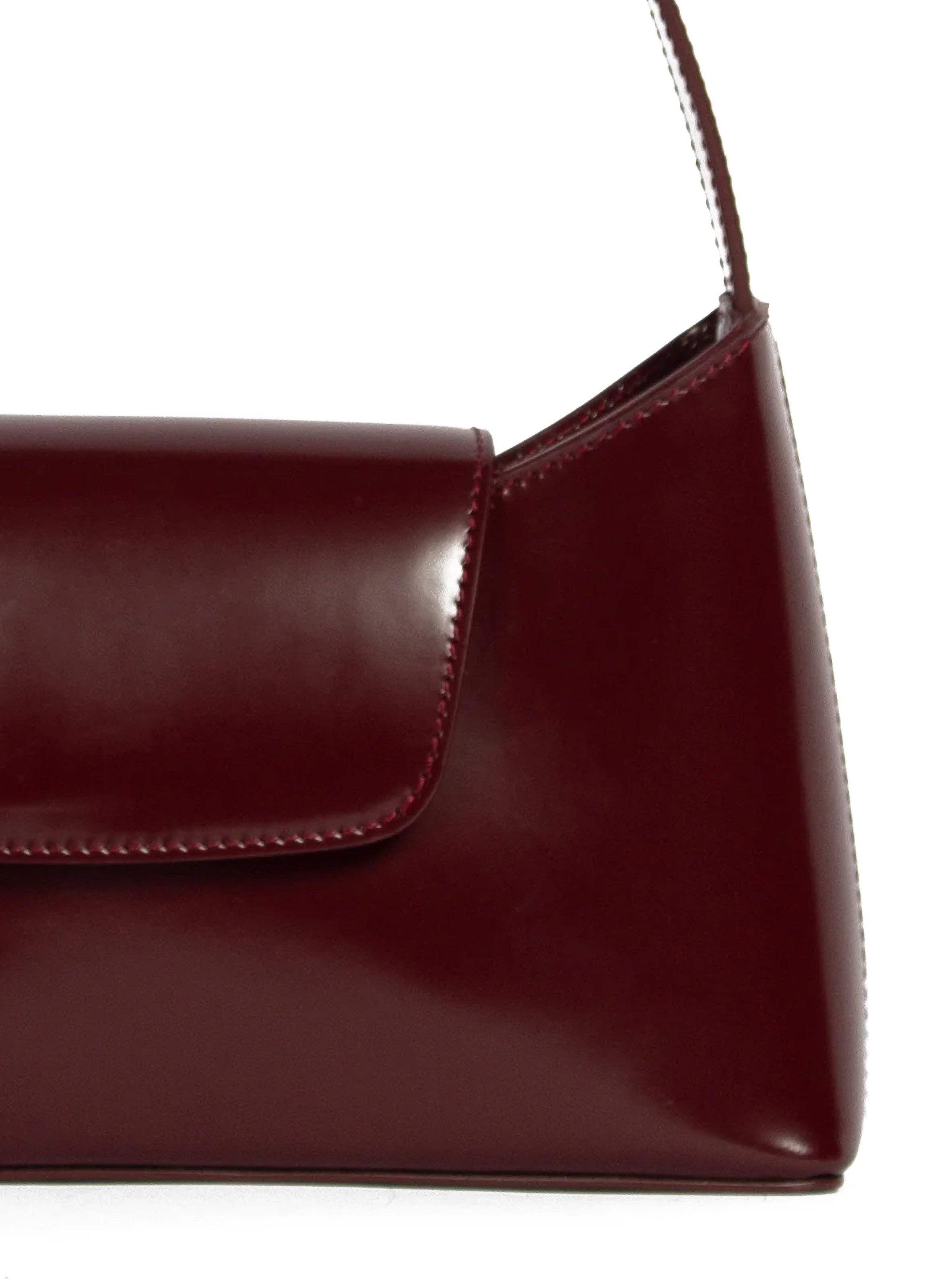 Envelope Patent Leather Wine - 4