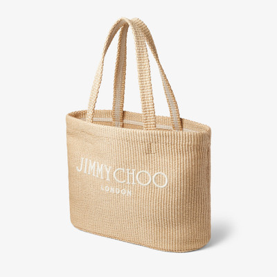 JIMMY CHOO Beach Tote E/W
Natural Raffia Embroidered Tote Bag outlook
