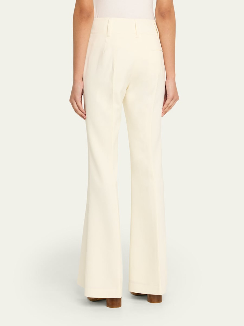 Rhein Flare-Leg Virgin Wool Pants 3