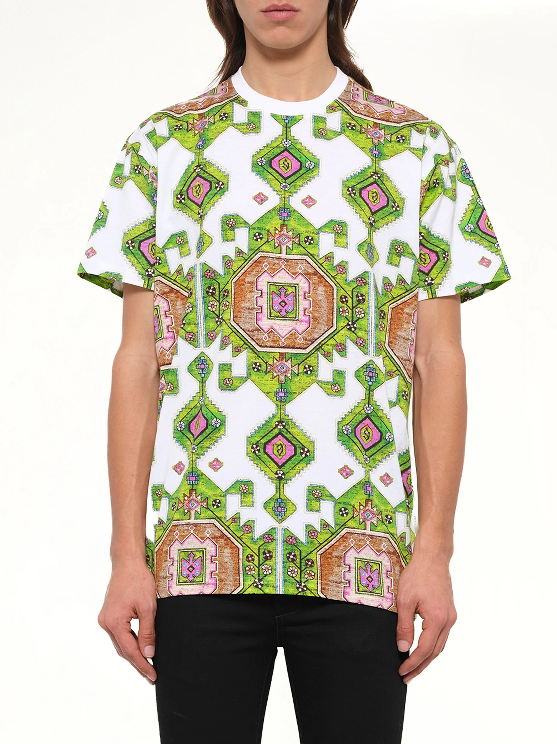 Givenchy T-Shirt in White/Green - 1