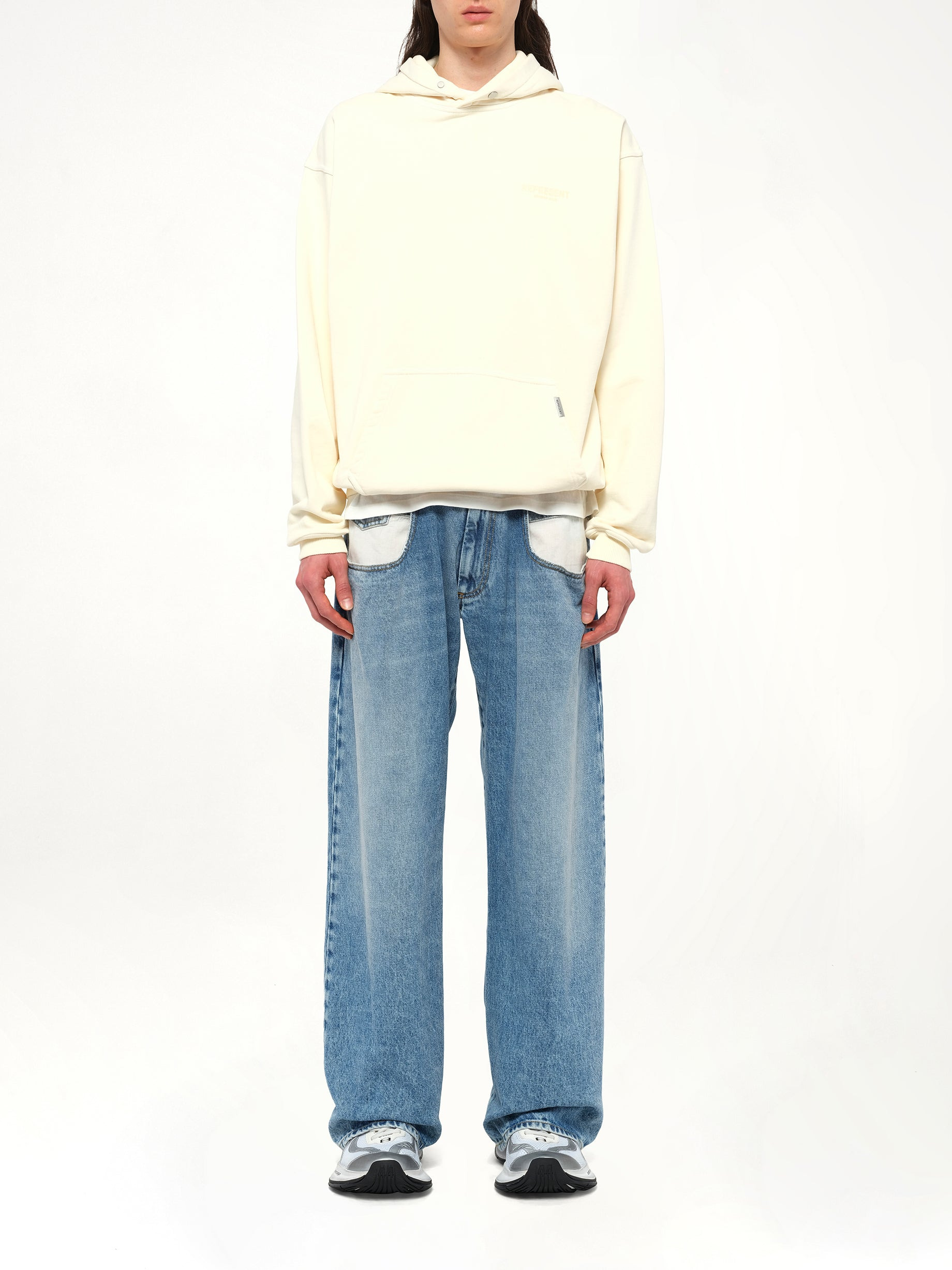 Represent Owners Club Hoodie in Buttercream - 7