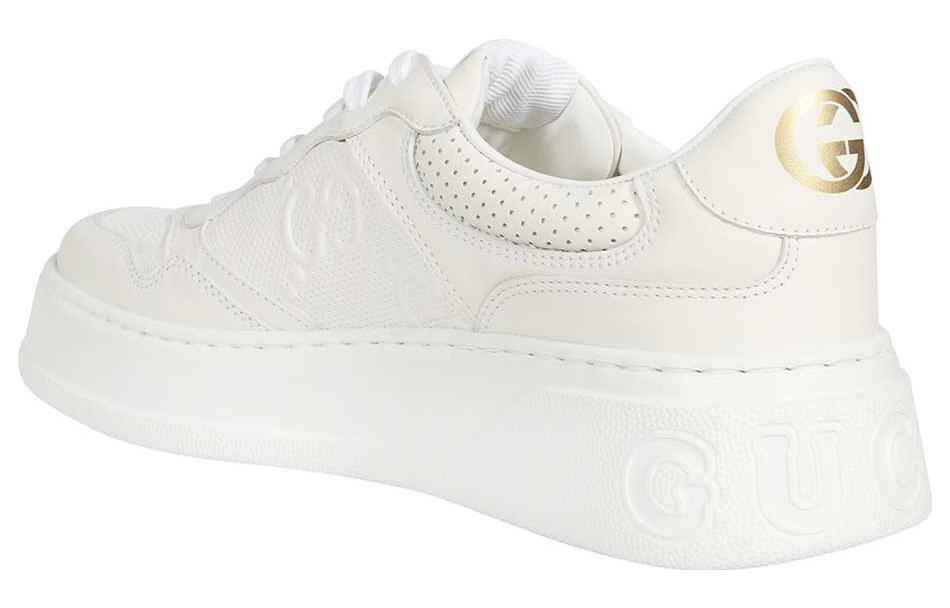Gucci GG Embossed Sneaker 'White' 669582-1XL10-9014 - 3