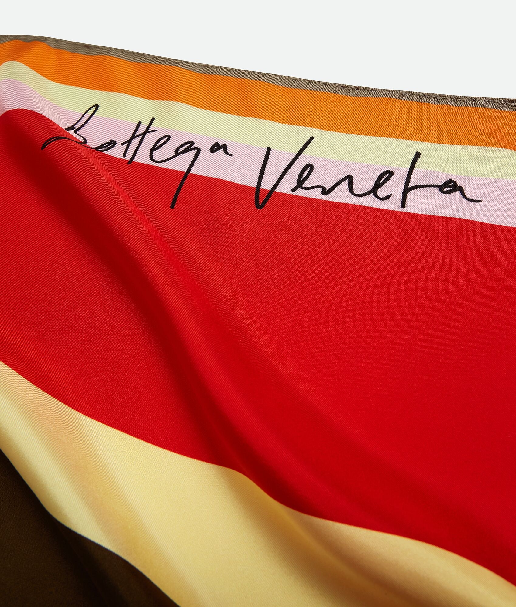 Silk Twill Striped Foulard - 3