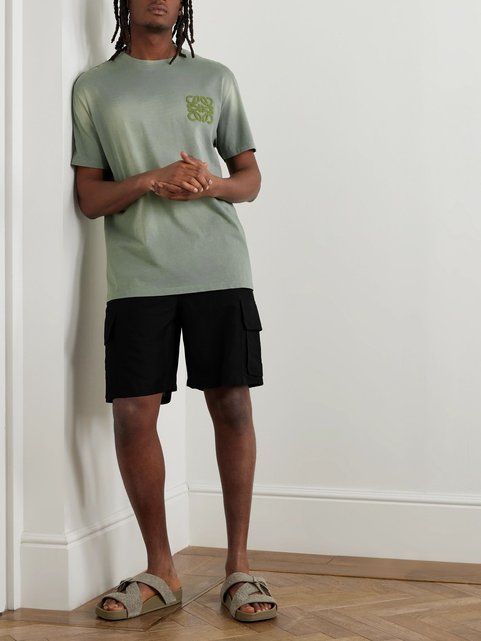 + Paula's Ibiza Straight-Leg Canvas Shorts Black - 2