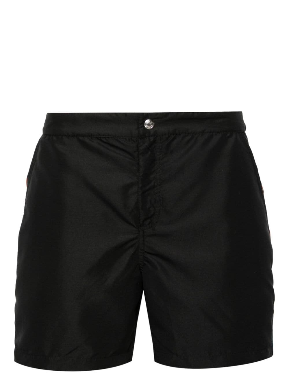 stripe-detail swim shorts - 1
