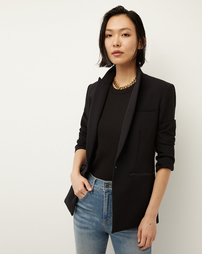 VERONICA BEARD ICONIC SCUBA DICKEY JACKET outlook