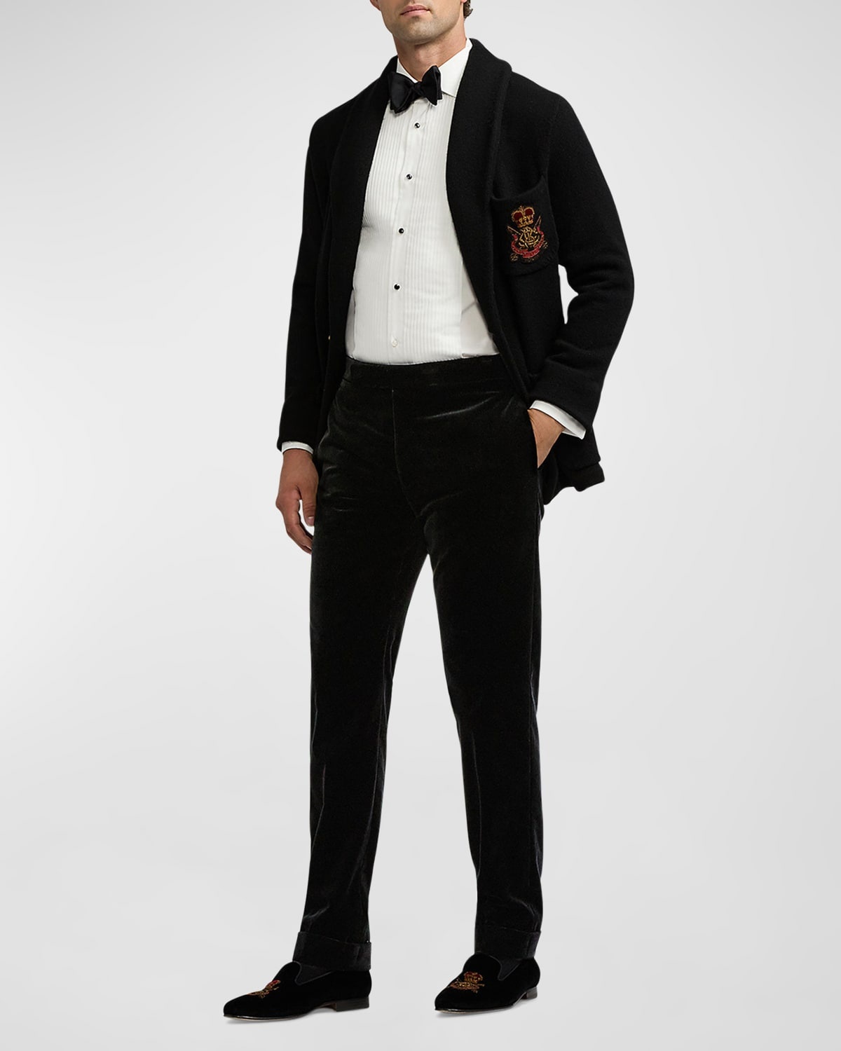 Men's Gregory Hand-Tailored Velvet Trousers - 3