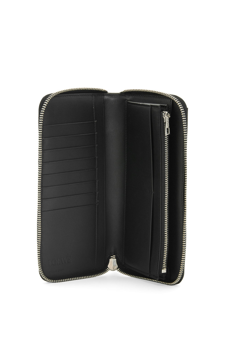 Loewe Puzzle Edge zipped open wallet in classic calfskin outlook