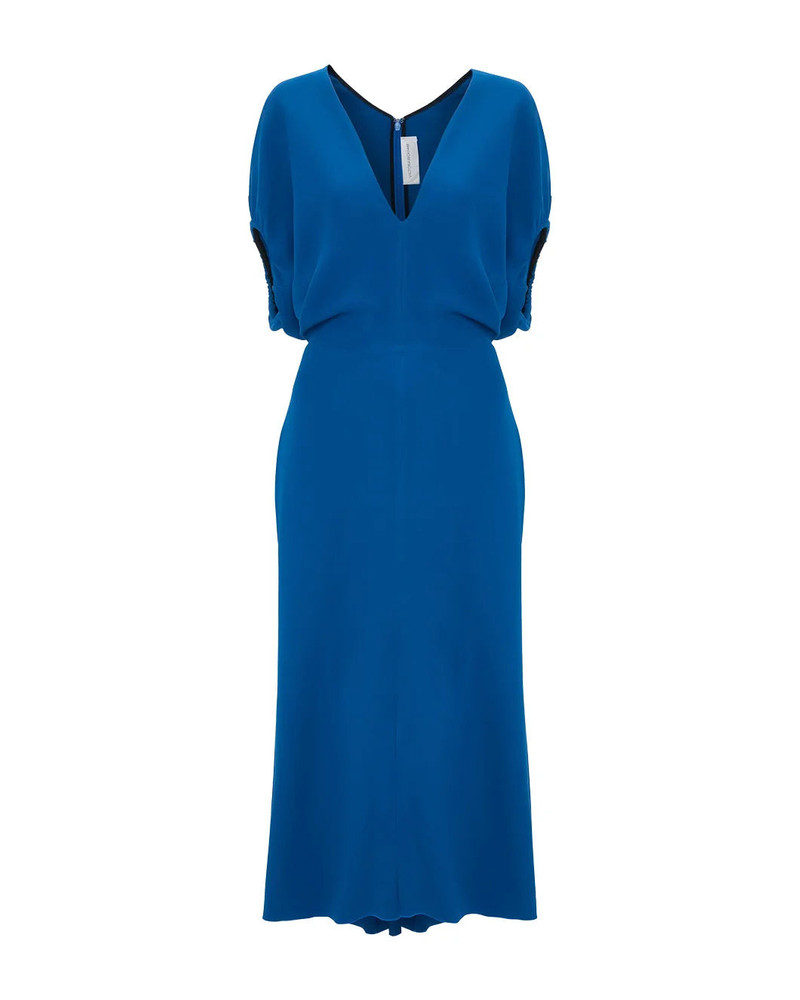 BLOUSON DETAIL MIDI DRESS 1