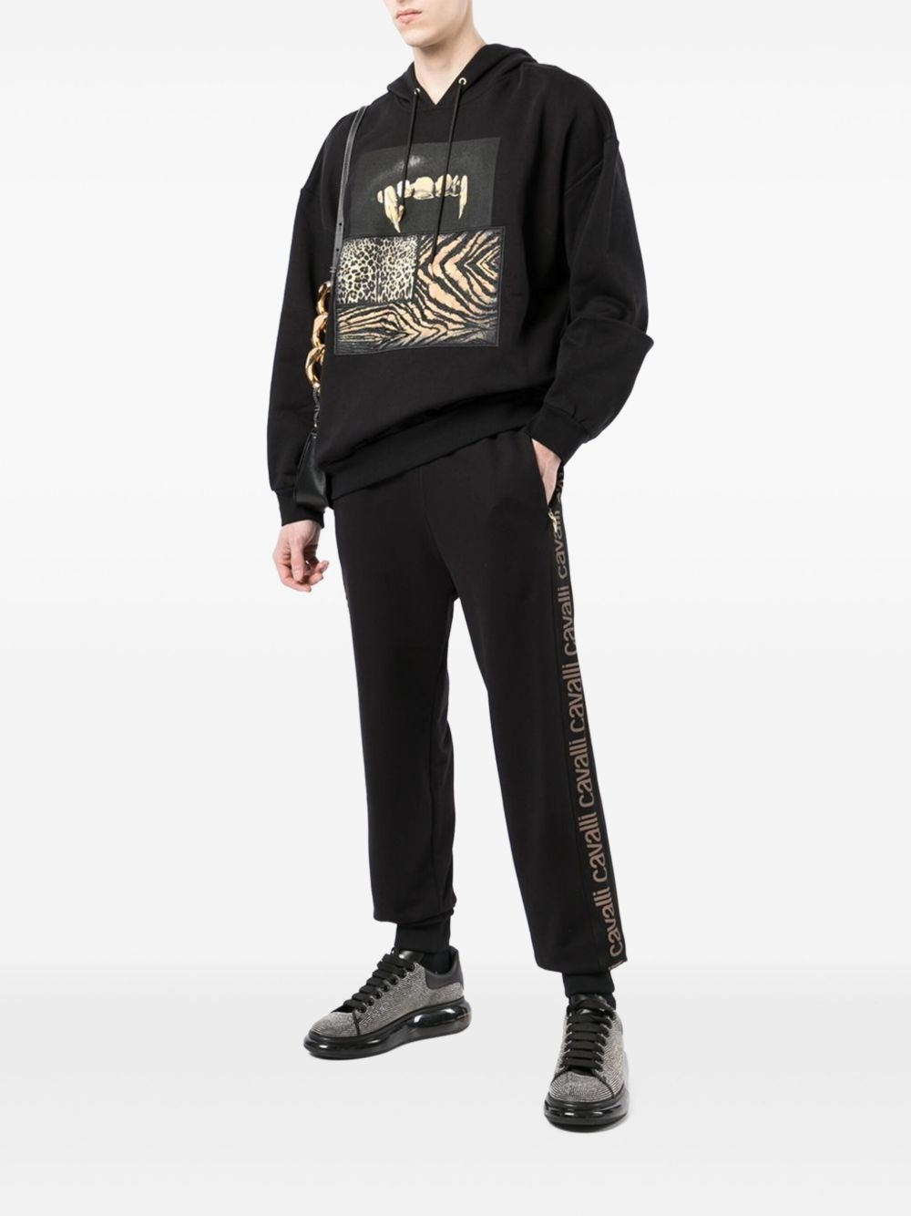 logo-stripe track pants - 2