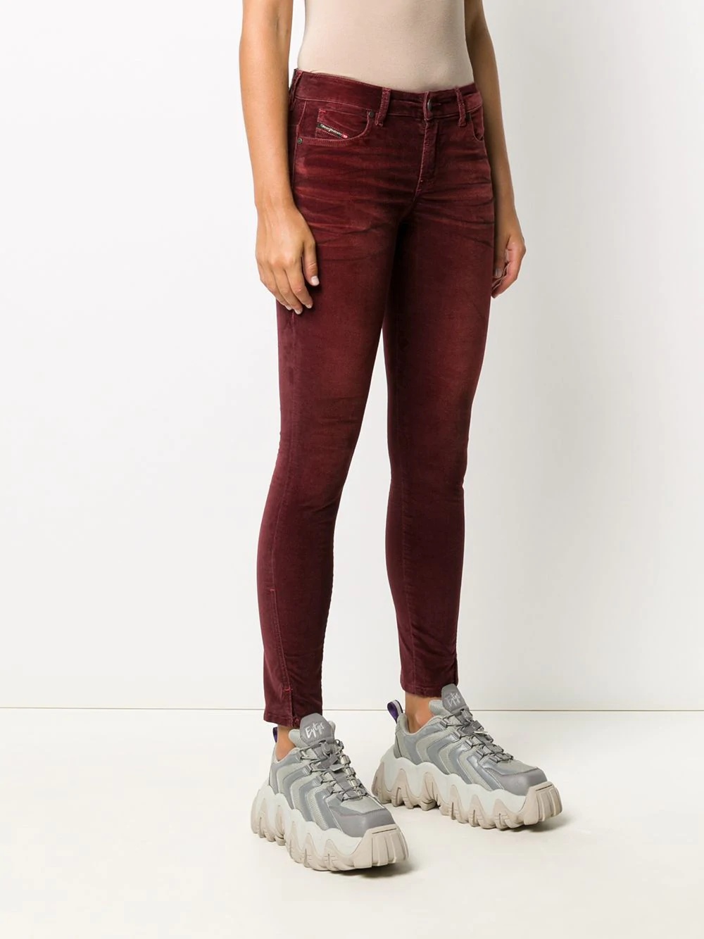 slim-fit mid rise jeans - 3