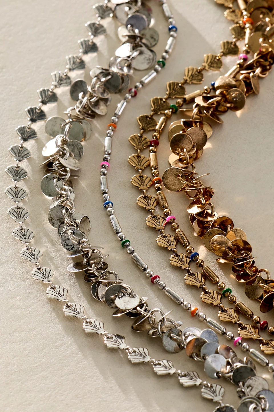 Solana Layered Anklet - 1