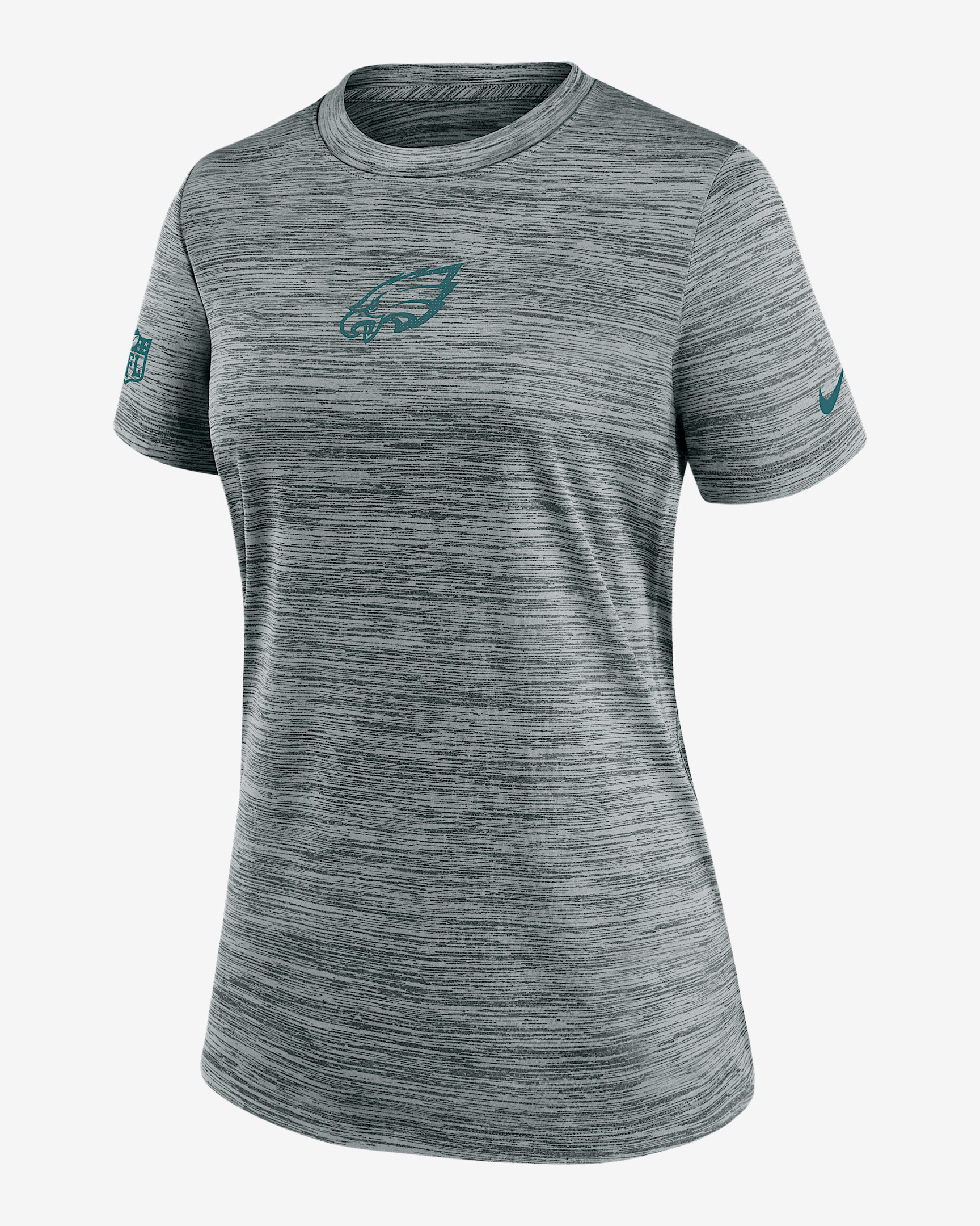 Philadelphia Eagles Sideline Team Issue Velocity Women's Nike Dri-FIT NFL T-Shirt - 1