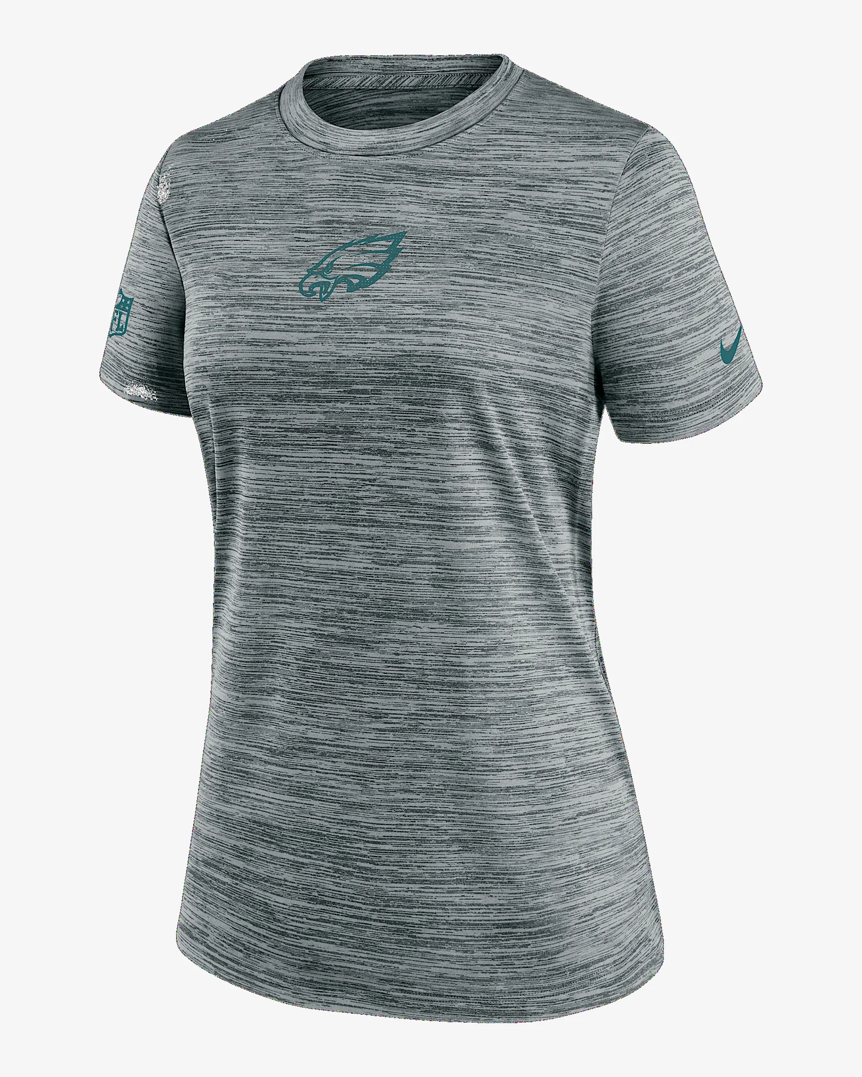 Philadelphia Eagles Sideline Team Issue Velocity Women's Nike Dri-FIT NFL T-Shirt - 1