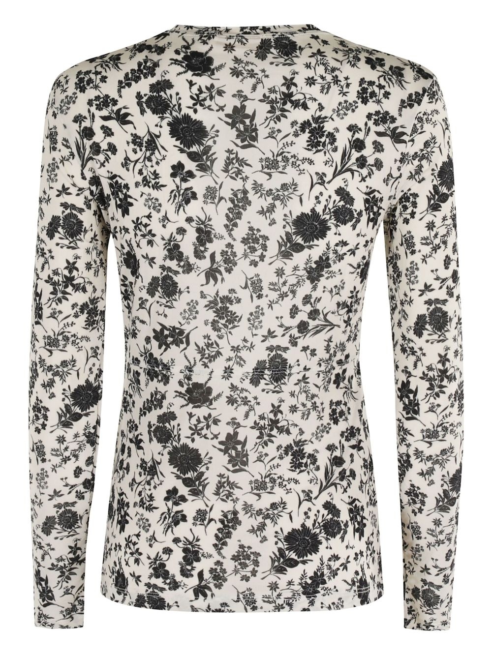 floral-print long-sleeve top - 2