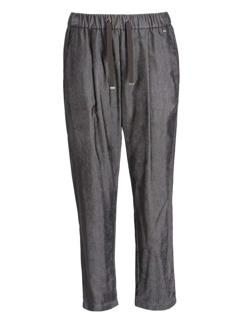 drawstring ribbed trousers 1