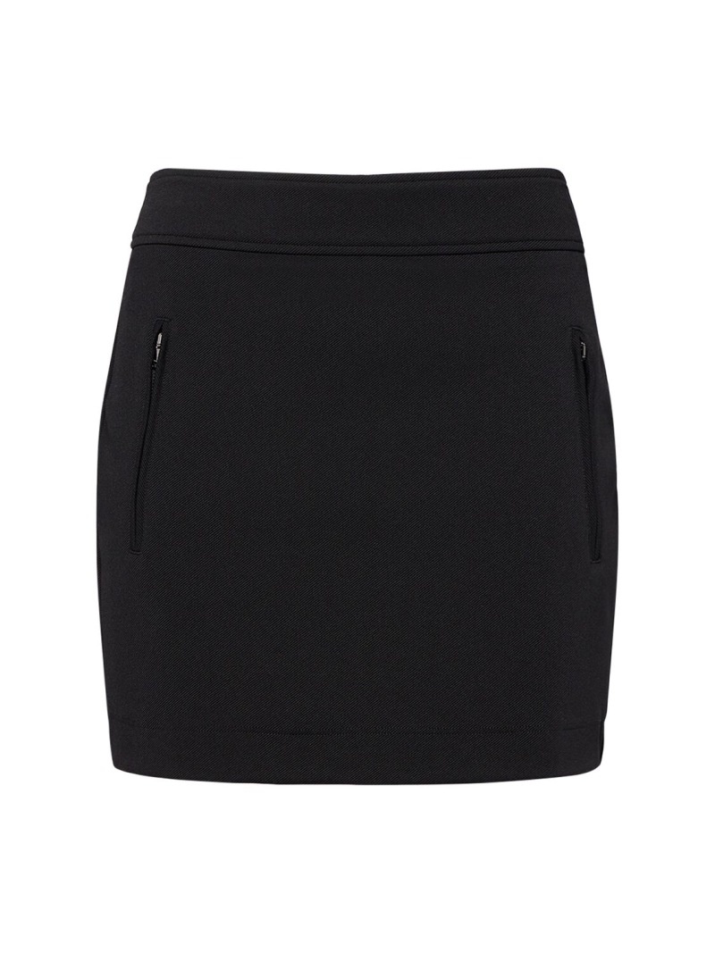 Micron jersey mini skirt - 1