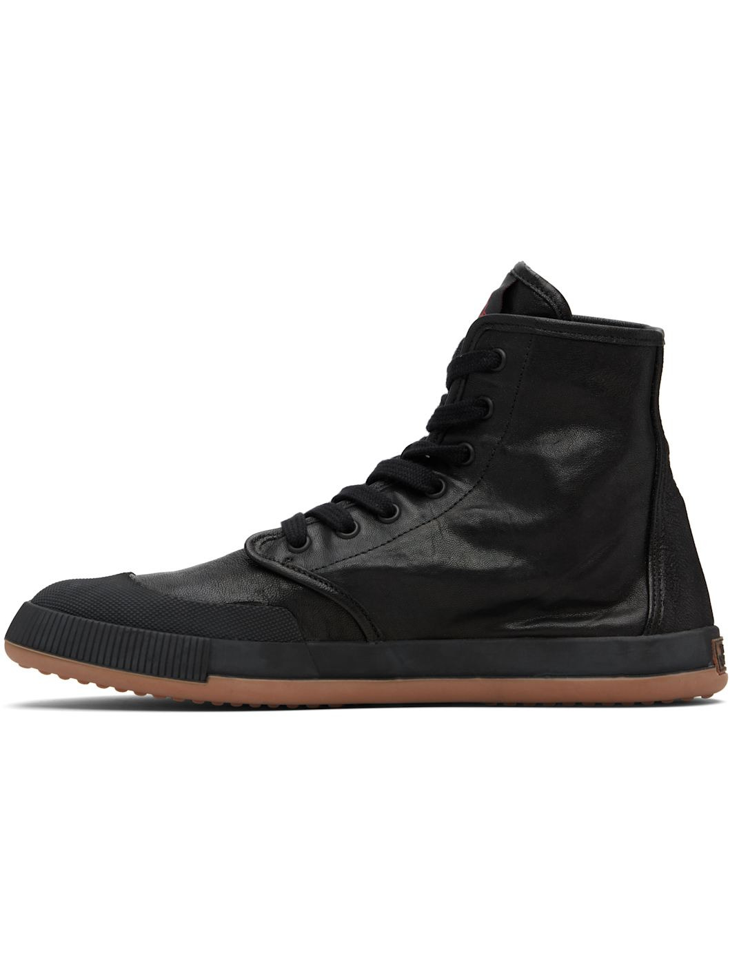 Black High-Top Animal Gym Sneakers - 3