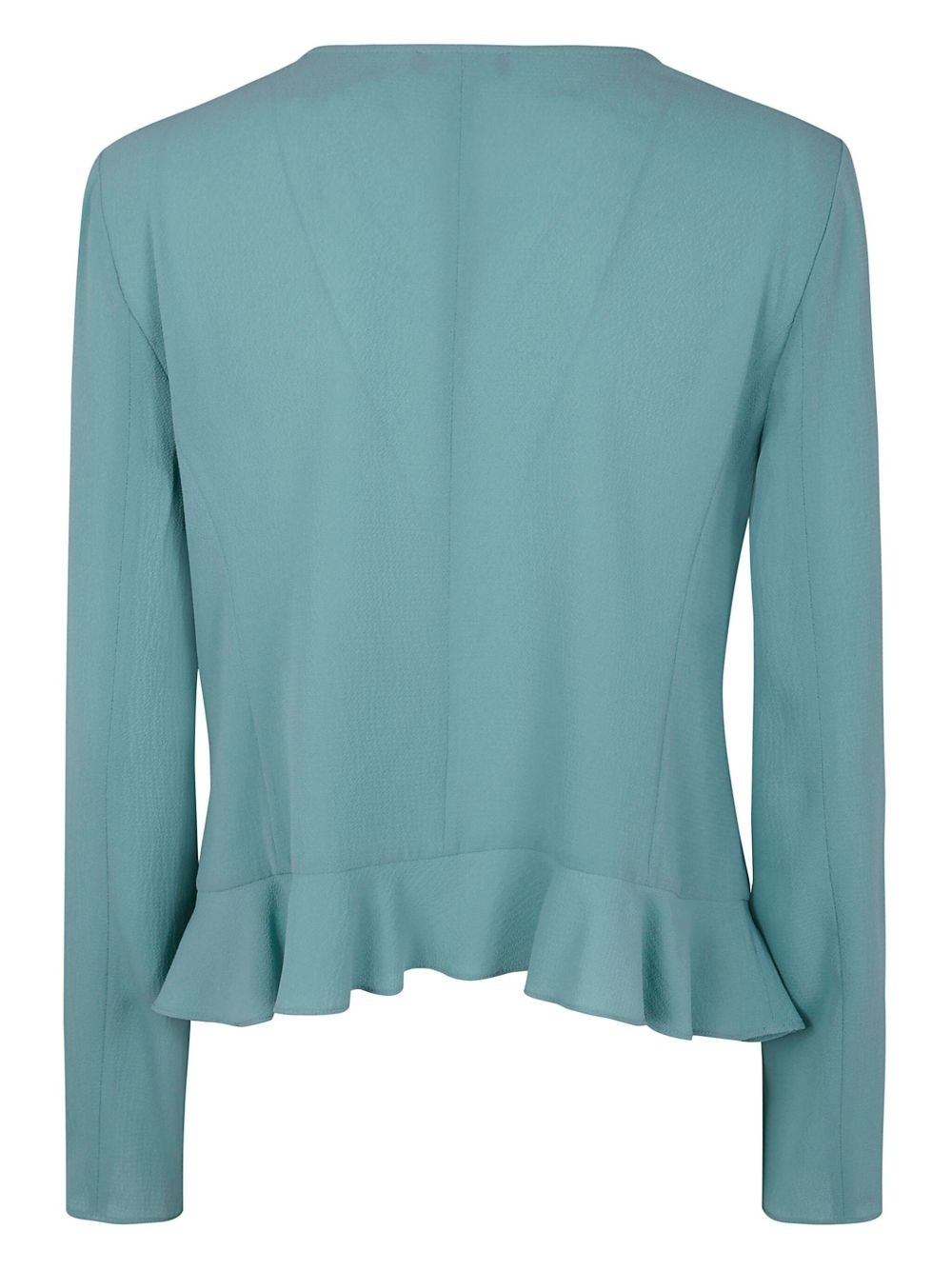 ruffled-trim jacket - 2