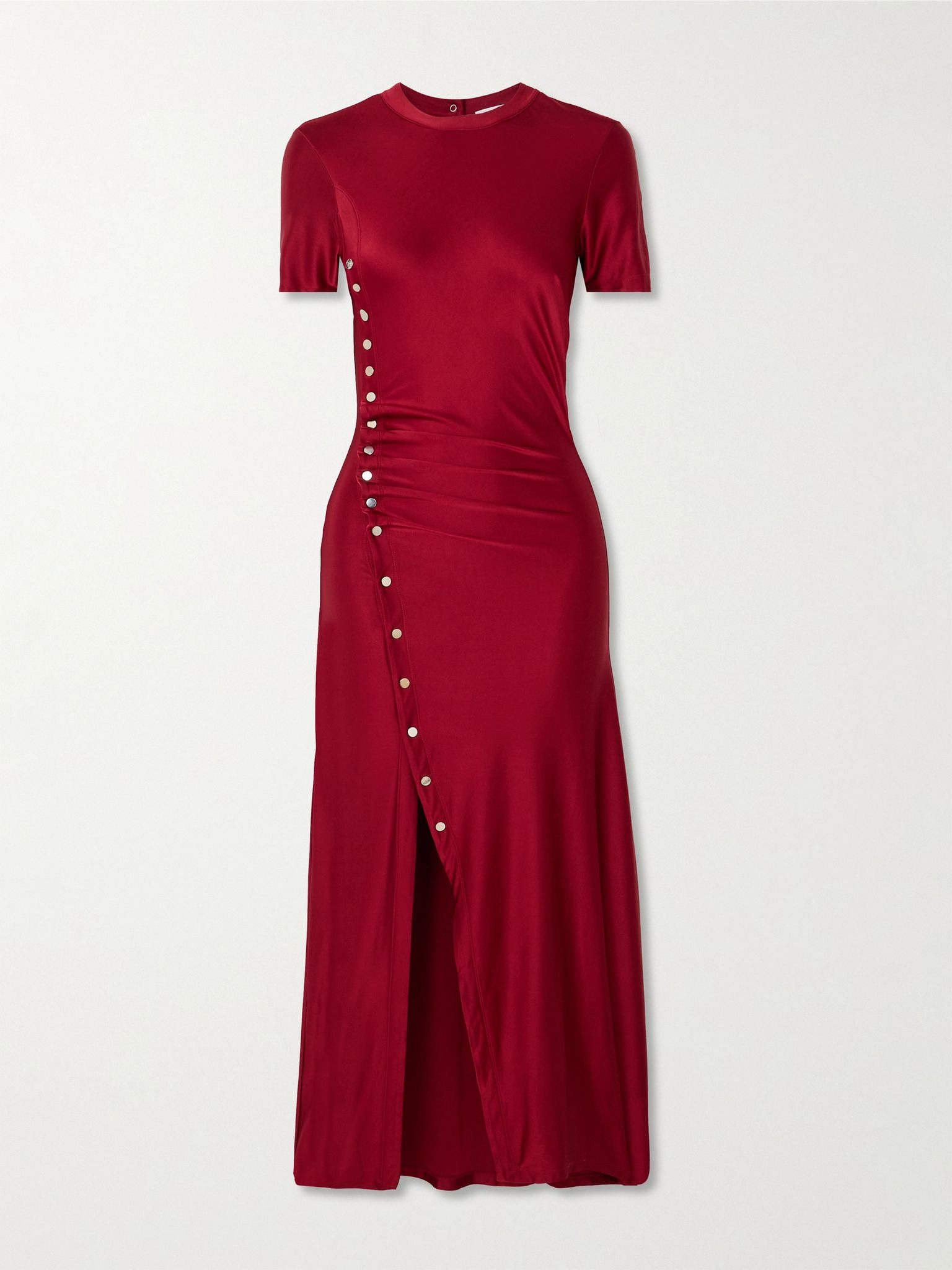 Stretch-jersey midi dress Red - 1