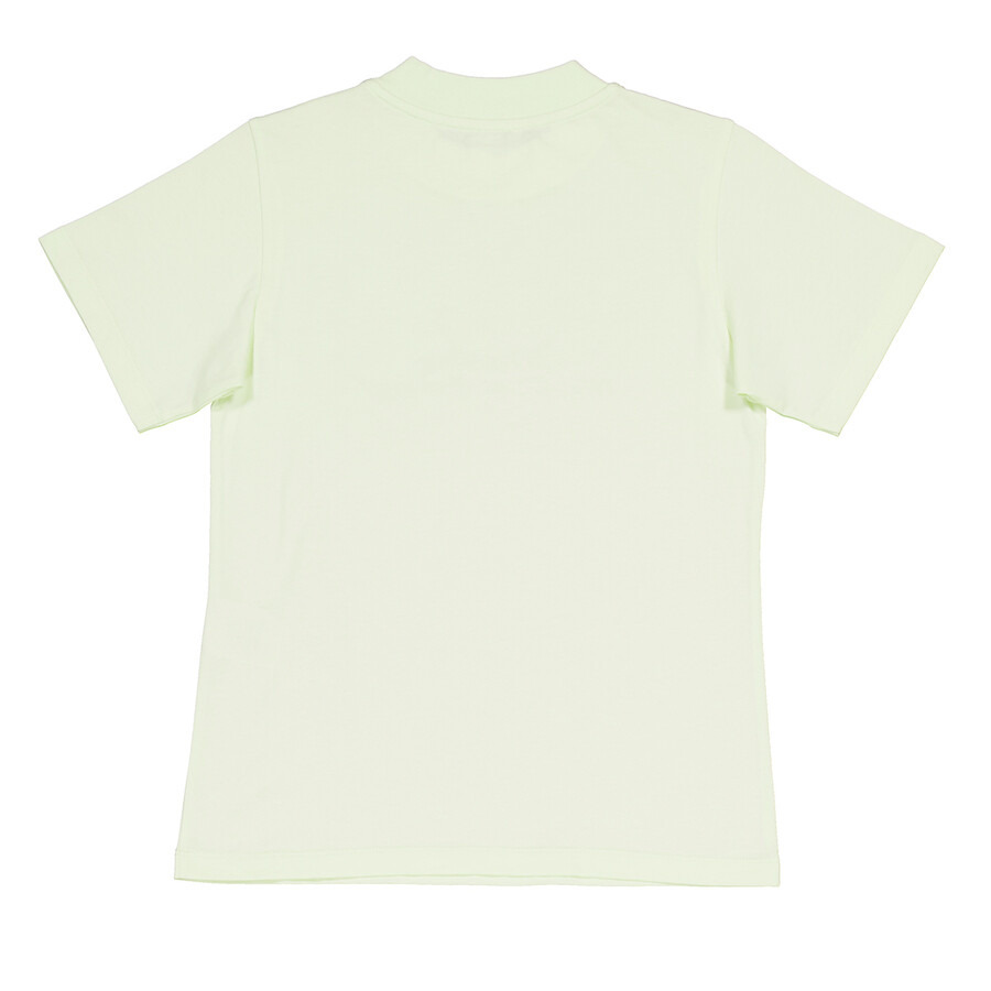 Stella Mccartney Ladies Yellow Logo-Print Short-Sleeve T-Shirt - 6
