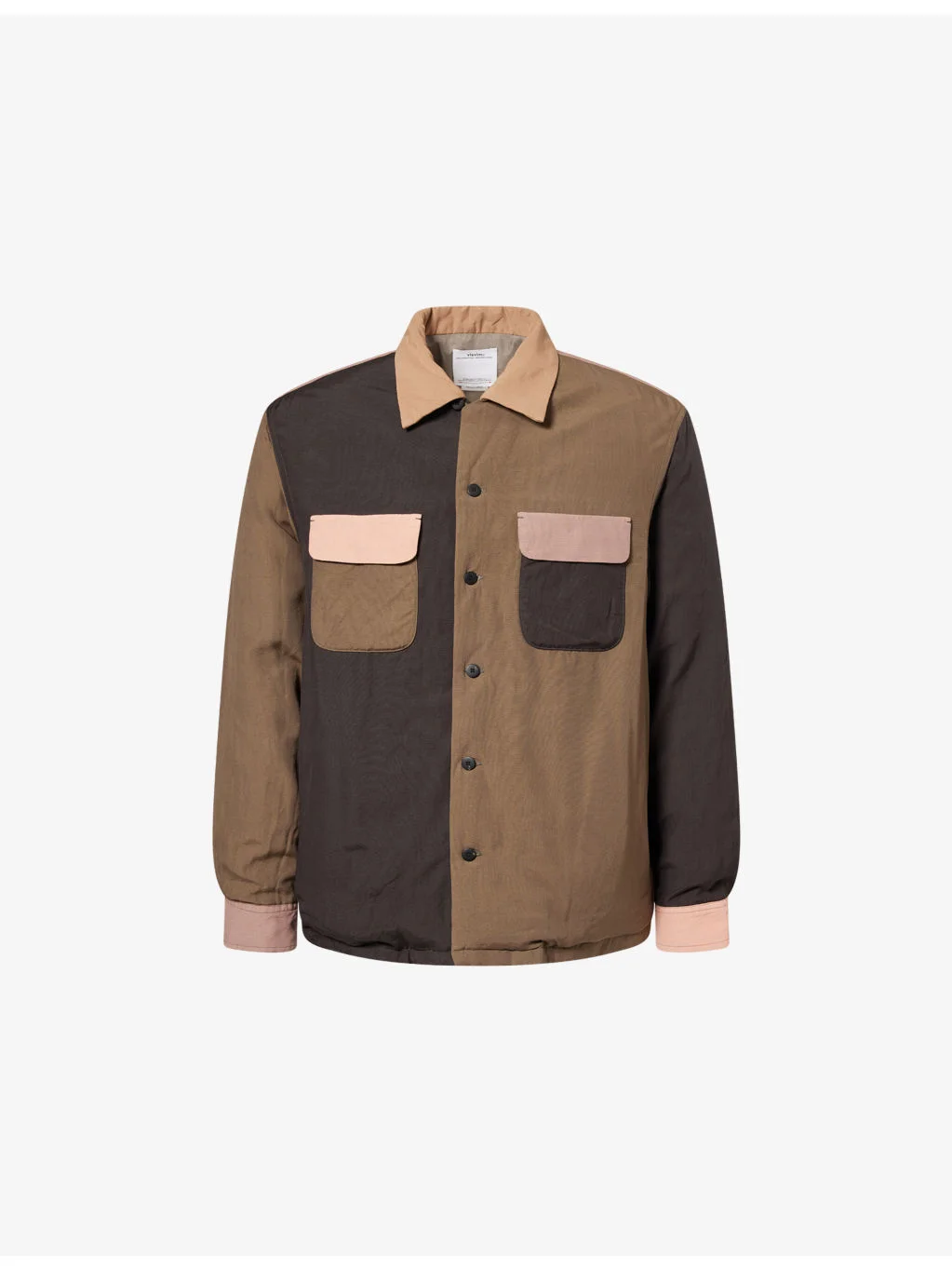 Keesey Colour-Block Down Linen and Wool-Blend Jacket - 1