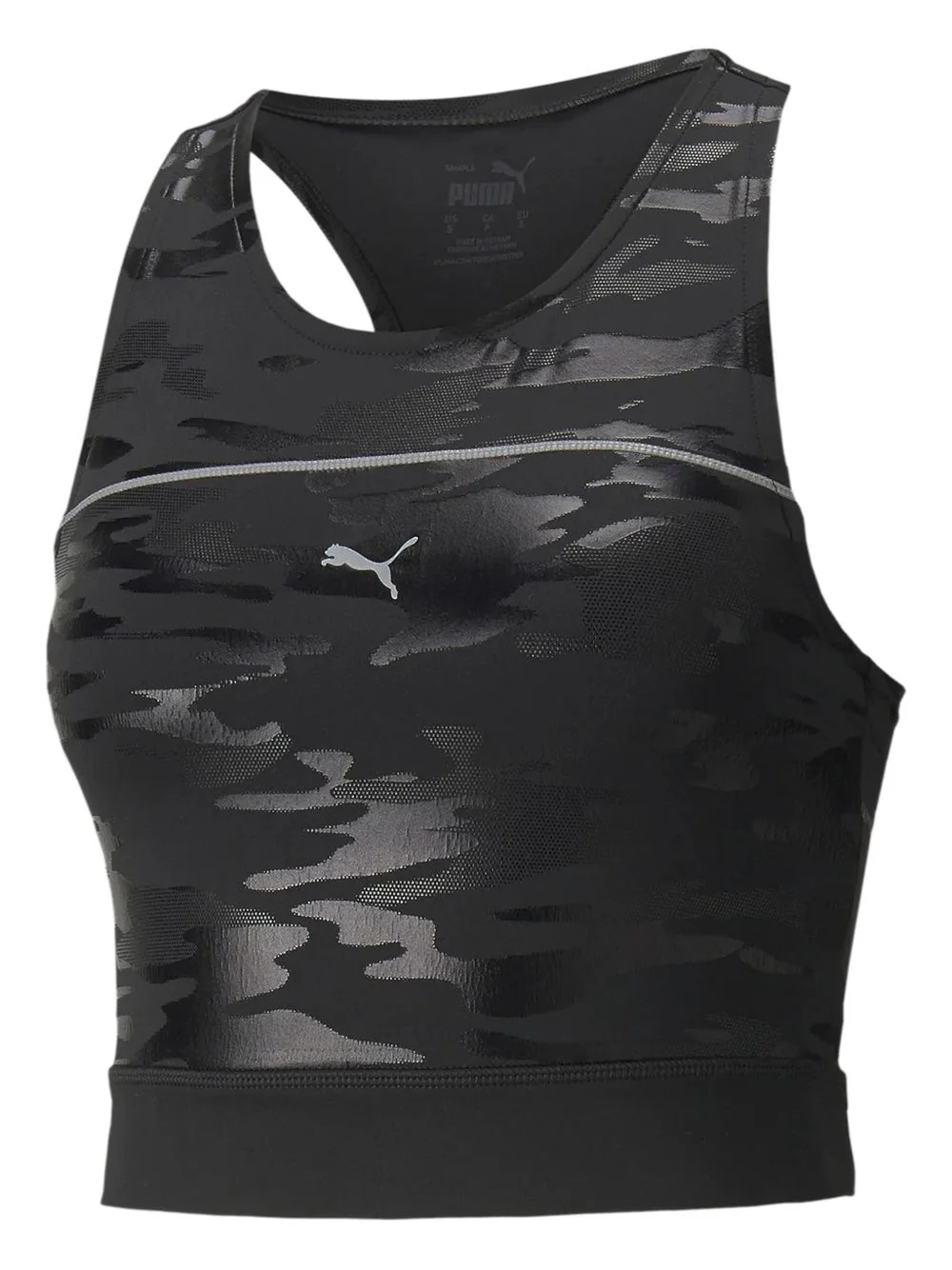 high shine crop top - 1