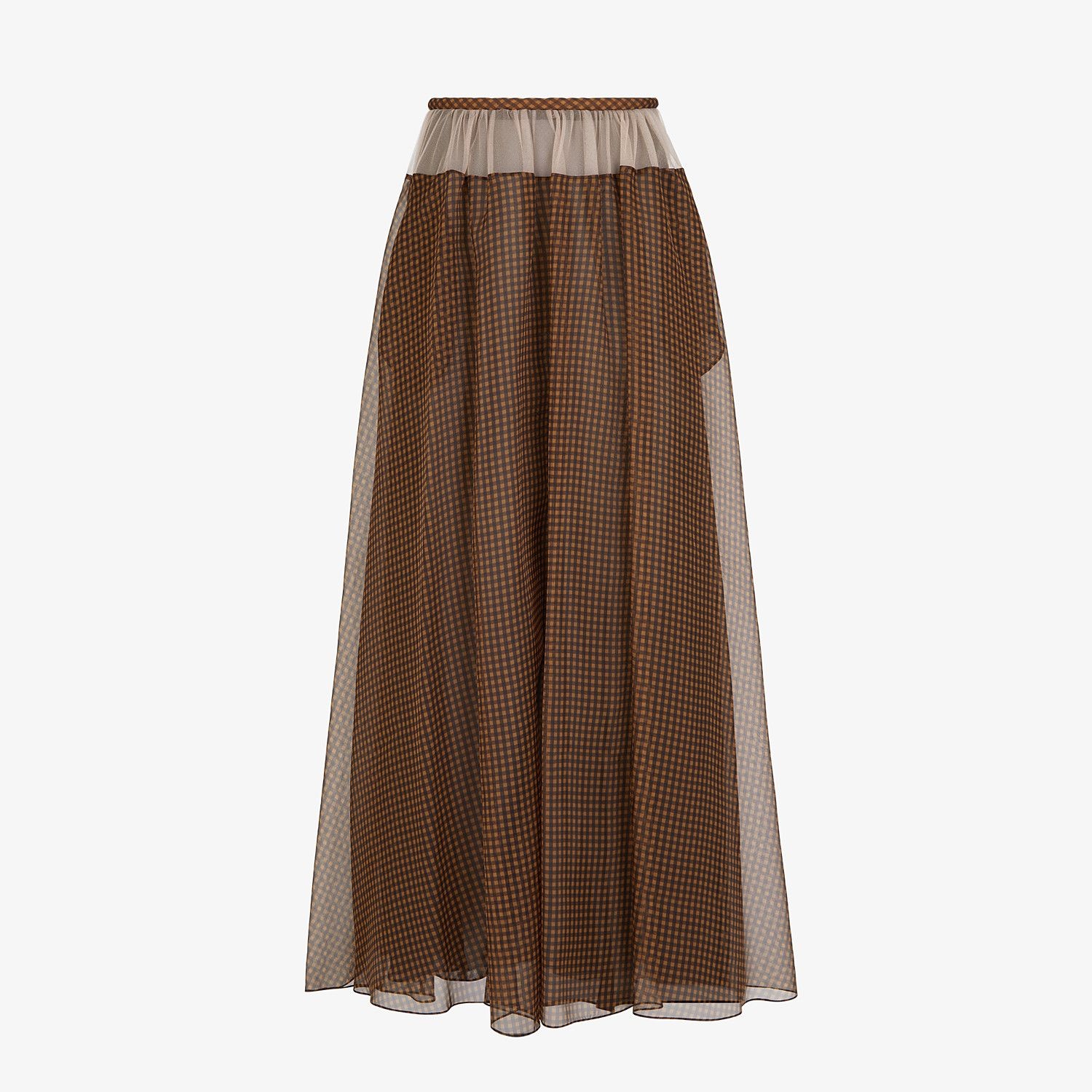 Check organza skirt - 1