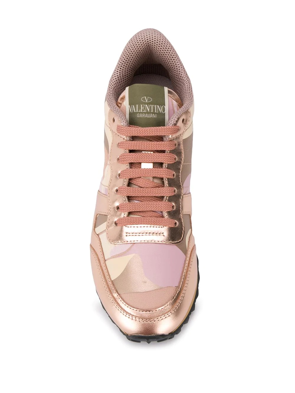 Rockstud camouflage sneakers - 4