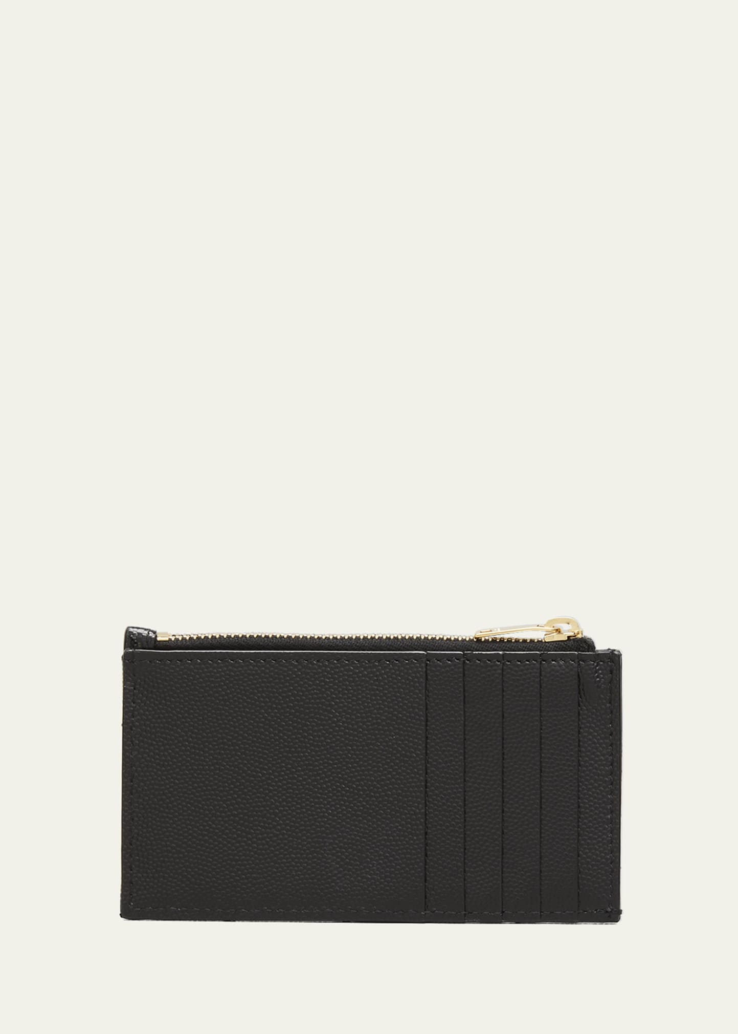 Zip Fragments YSL Monogram Pouch Card Case Wallet - 3
