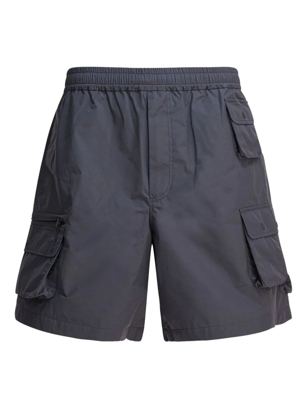 multi-pocket elasticated shorts - 1